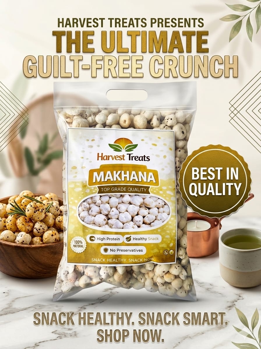 Harvest Treats Premium Makhana pack